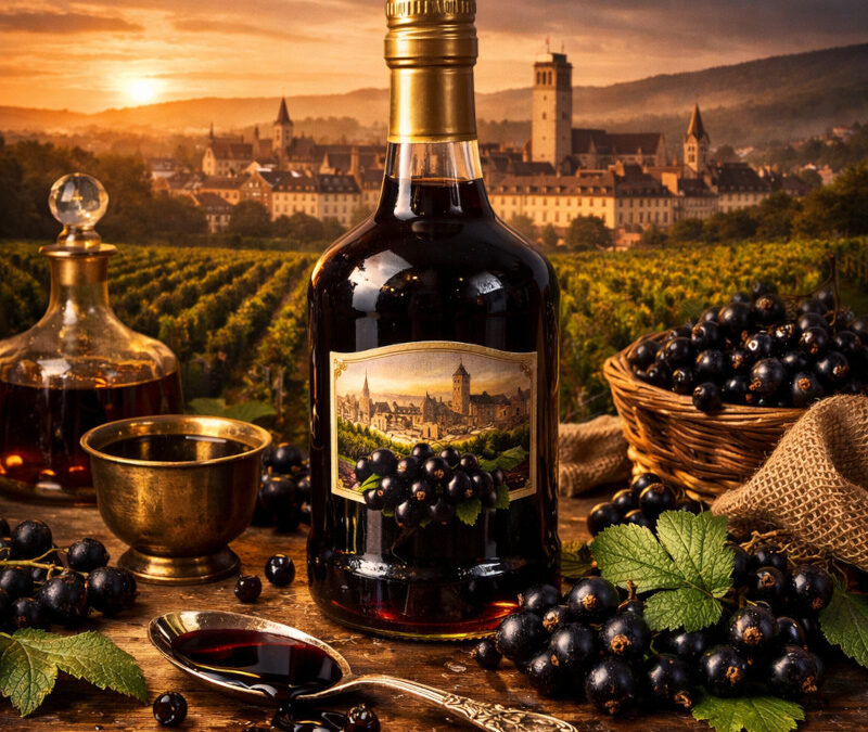 La crème de cassis de Dijon : L&rsquo;or noir de la Bourgogne