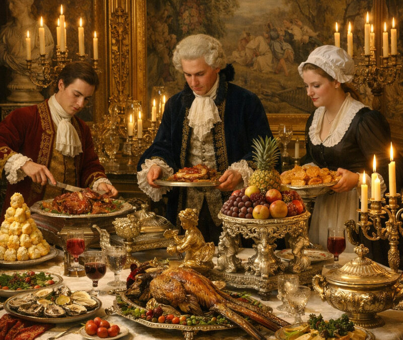 Le service à la Française : L’art baroque de la table XVIIe – XIXe siècle