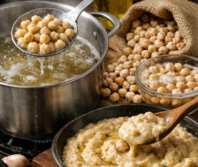 L&rsquo;erreur que nous faisons tous avec les pois chiches secs (et pourquoi vos plats manquent de crémeux)