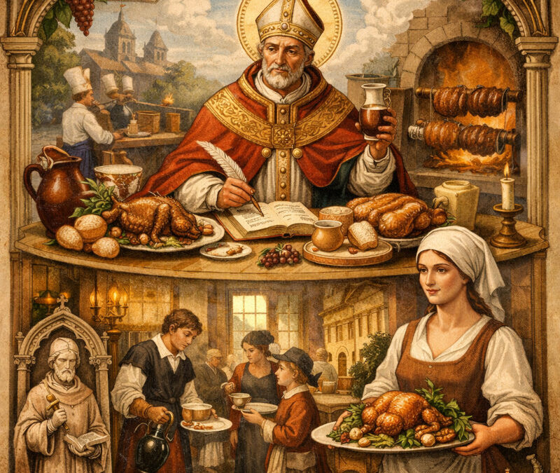 Les Saints Patrons de la cuisine : Entre le feu du martyre et la chaleur du four