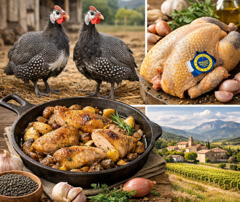 Pintadeau de la Drôme : 3 secrets pour reconnaître et cuisiner la seule pintade IGP d&rsquo;Europe
