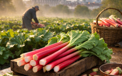 Rhubarbe d’Amiens : Pourquoi les plus grands chefs s’arrachent ce trésor picard dès le mois d&rsquo;avril ?