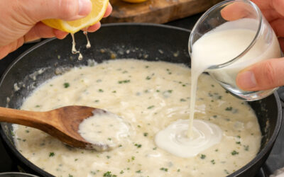 Comment ajouter du citron dans une sauce crémée sans la faire trancher