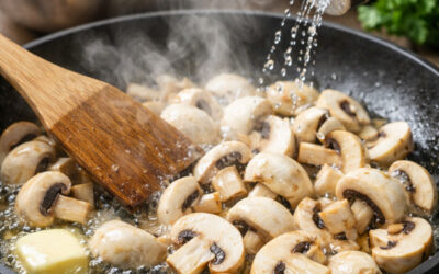 Comment garder des champignons blancs à la cuisson