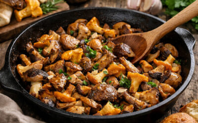 Comment réussir une poêlée de champignons des bois ?
