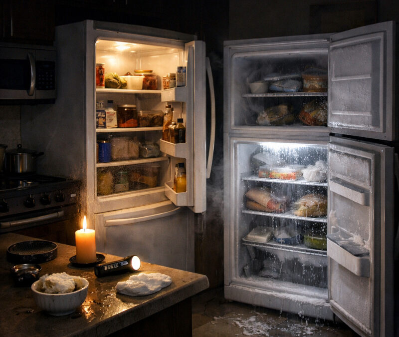 Coupure de courant : Combien de temps le frigo et le congélateur restent-ils sûrs ?