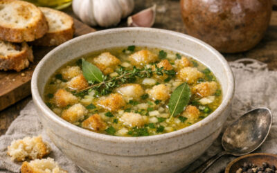 L&rsquo;Aigo Boulido : Les secrets de la soupe à l’ail provençale, recette et variante