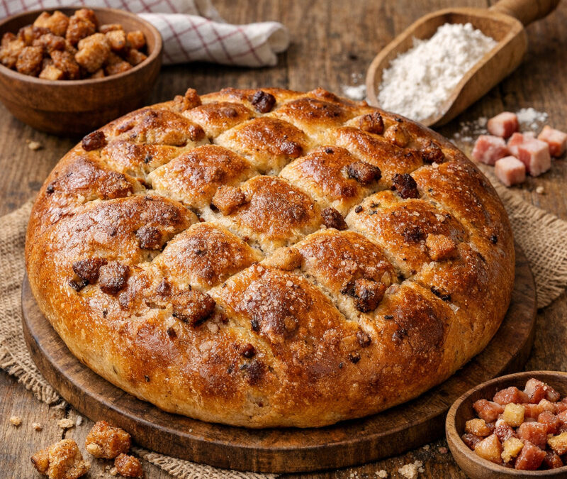 La pompe aux grattons Bourbonnaise : Histoire recette et secrets