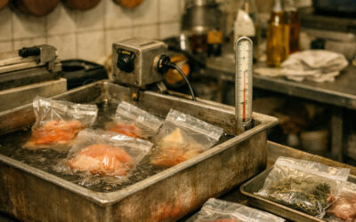 L&rsquo;invention de la cuisson sous vide chez Troisgros en 1974, une révolution culinaire