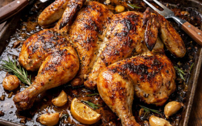 Poulet en crapaudine : L’incroyable astuce des chefs pour un poulet rôti deux fois plus vite et ultra-croustillant
