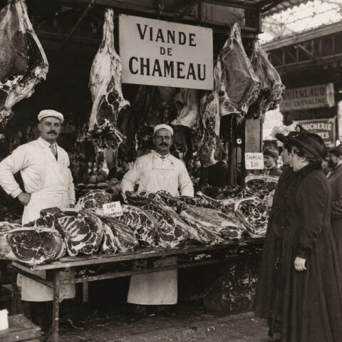 Quand les Halles de Paris vendaient de la viande de chameau Aventure — free download