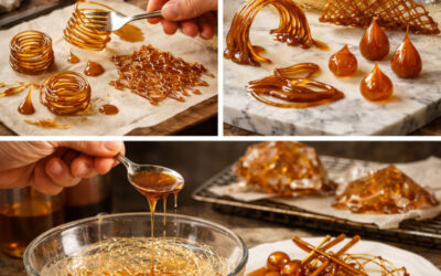 Comment faire des décors en caramel : Le guide complet des techniques de sucre cuit