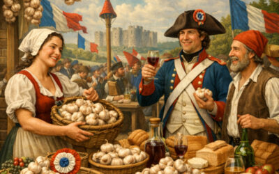 Le 15 juillet, le jour de l’ail : Quand la Révolution Française célébrait les produits du terroir