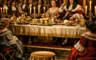 Le tabouret qui faisait trembler Versailles : Quand l’étiquette de table humiliait les courtisans de Louis XIV