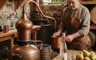 Eau-de-vie de poire Williams : L’histoire et le savoir-faire d’un grand spiritueux fruité français
