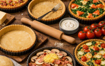 Guide des tartes et quiches : Quelle pâte choisir, faut-il précuire et quelle garniture utiliser ?