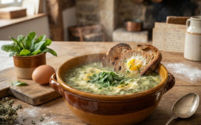 La bourriquette limousine : L’histoire et la recette de cette étonnante soupe à l’oseille et à l’œuf