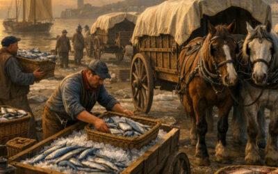 Les chasse-marée : Les messagers du poisson frais qui ont révolutionné la gastronomie française