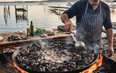 Brasucade de moules : Le goût du feu sur les rives de l’étang de Thau