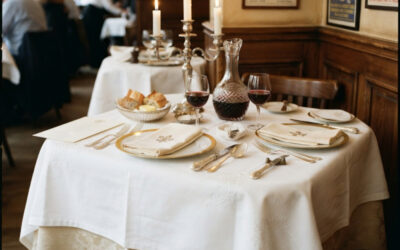 La nappe dans la gastronomie française : Histoire, rôle et évolution d’un symbole de la table