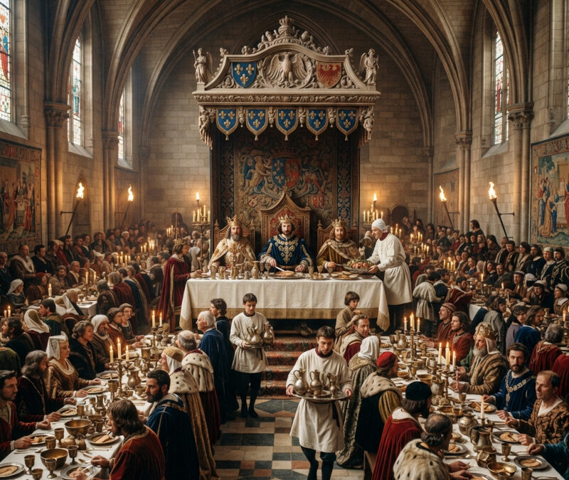 Le grand dîner de Taillevent en 1378 : Quand la table royale devient un instrument de pouvoir