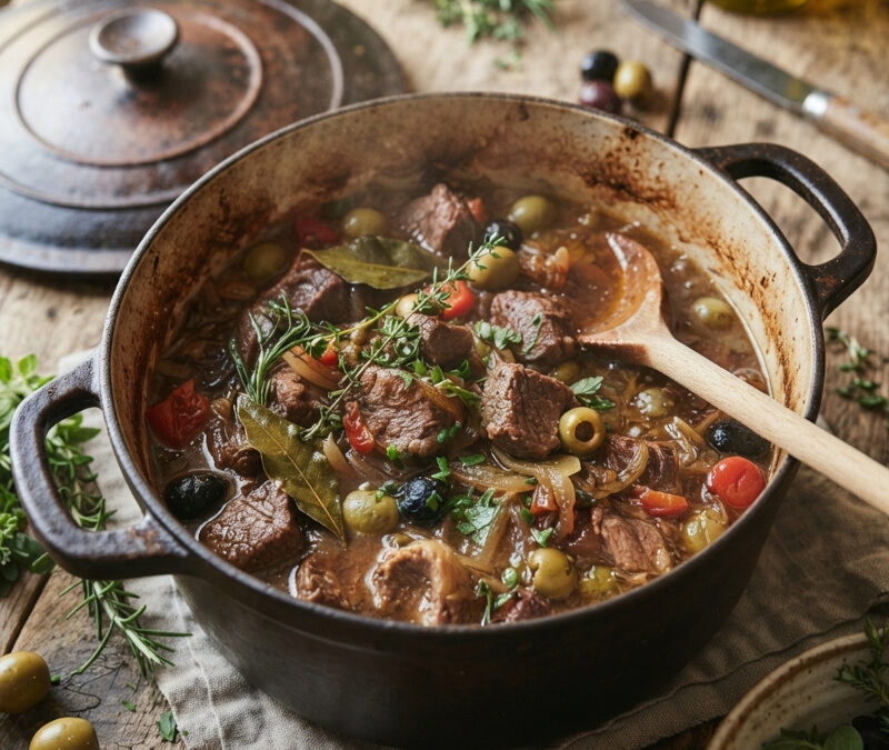 Veau aux olives à la corse : Un grand classique de la cuisine insulaire