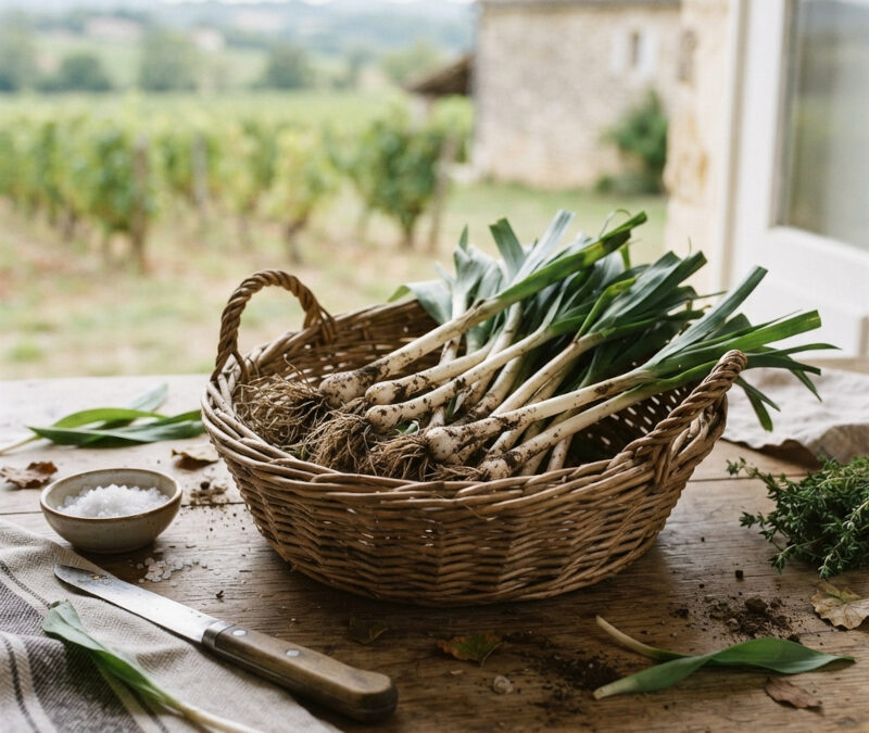 La baragane, le poireau sauvage des vignes, une spécialité discrète du Sud-Ouest