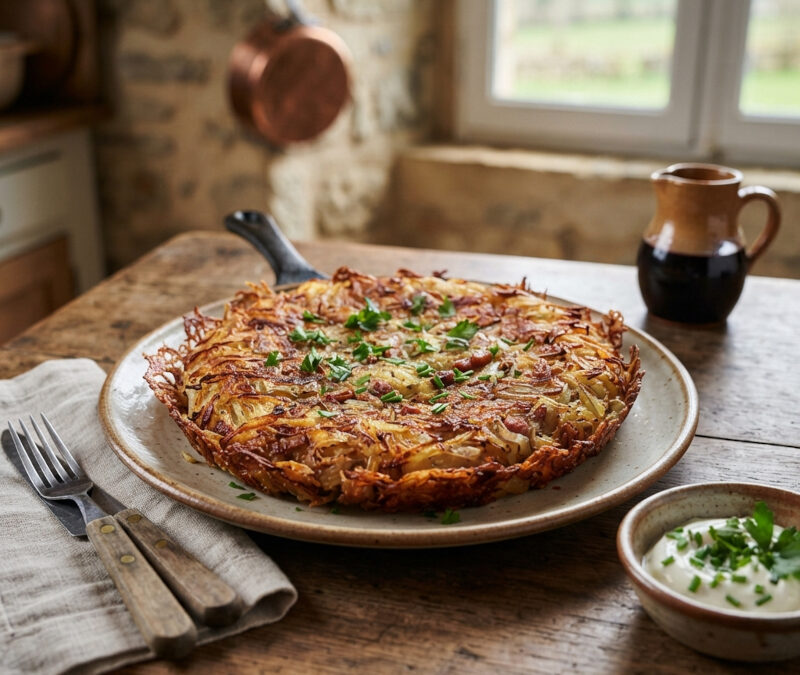 La mounassou du Limousin : La galette de pommes de terre de Corrèze
