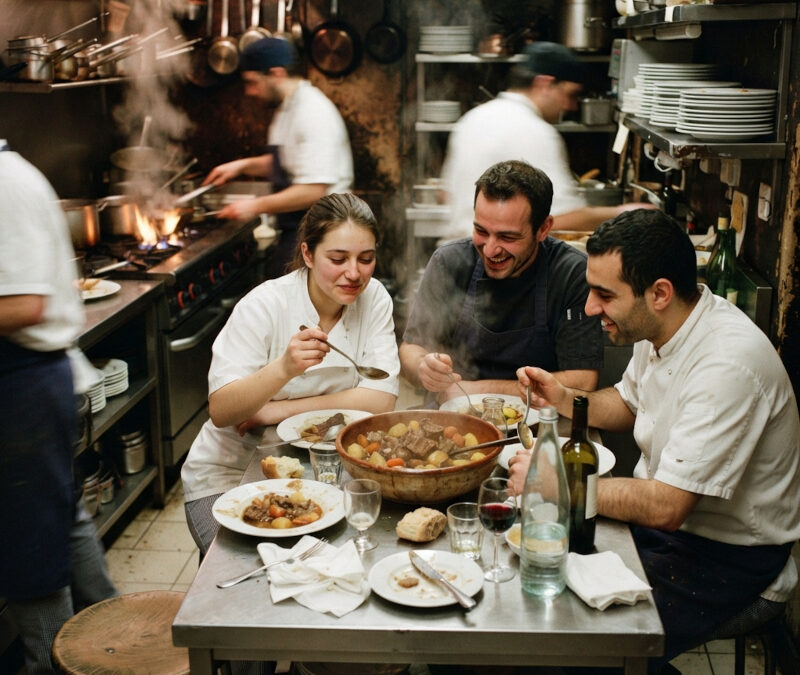 Le plat du personnel : Ce que mangeaient ceux qui faisaient manger les autres