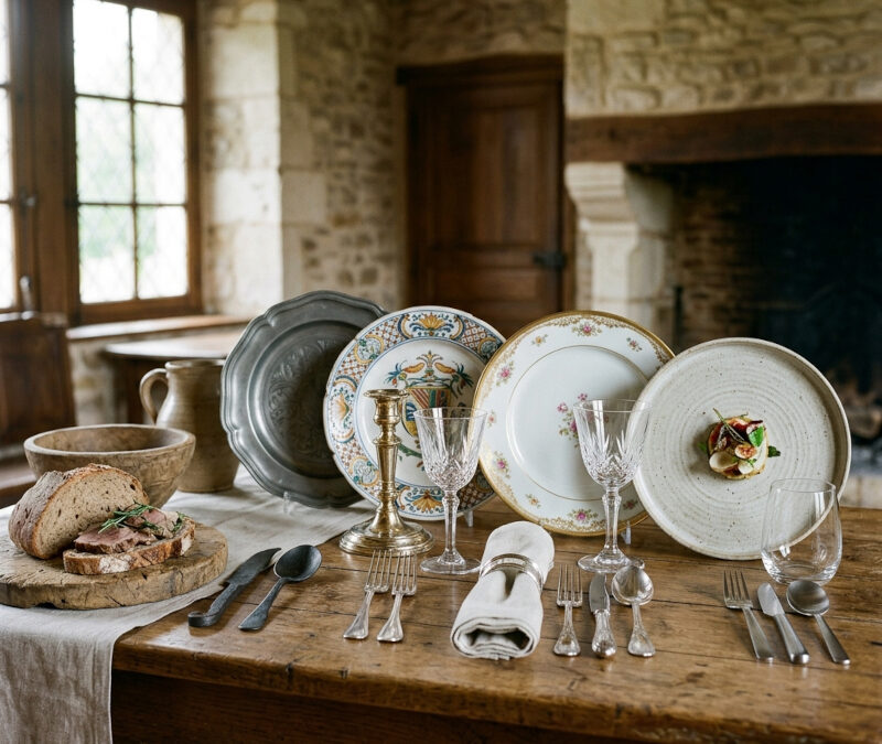 L’histoire de la vaisselle en France : Du tranchoir médiéval aux arts de la table contemporains