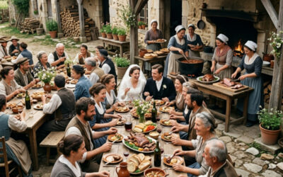 L’histoire du repas de noces dans les campagnes françaises : Menus, préparations collectives et traditions locales