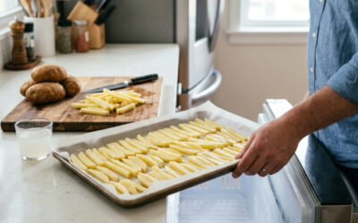 Peut-on mettre des frites fraîches crues au congélateur ?