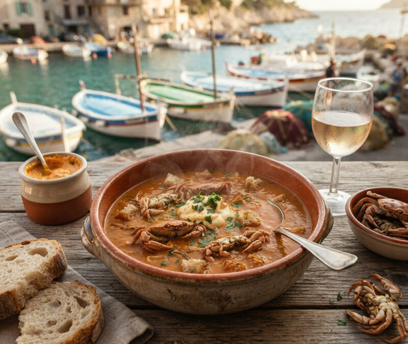 Soupe de favouilles : La petite soupe de crabes qui concentre les saveurs du littoral provençal