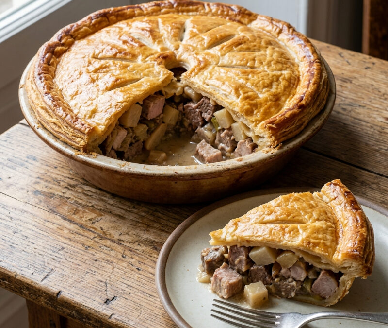 Tourte aux trois viandes et aux salsifis : Une recette méconnue du Quercy