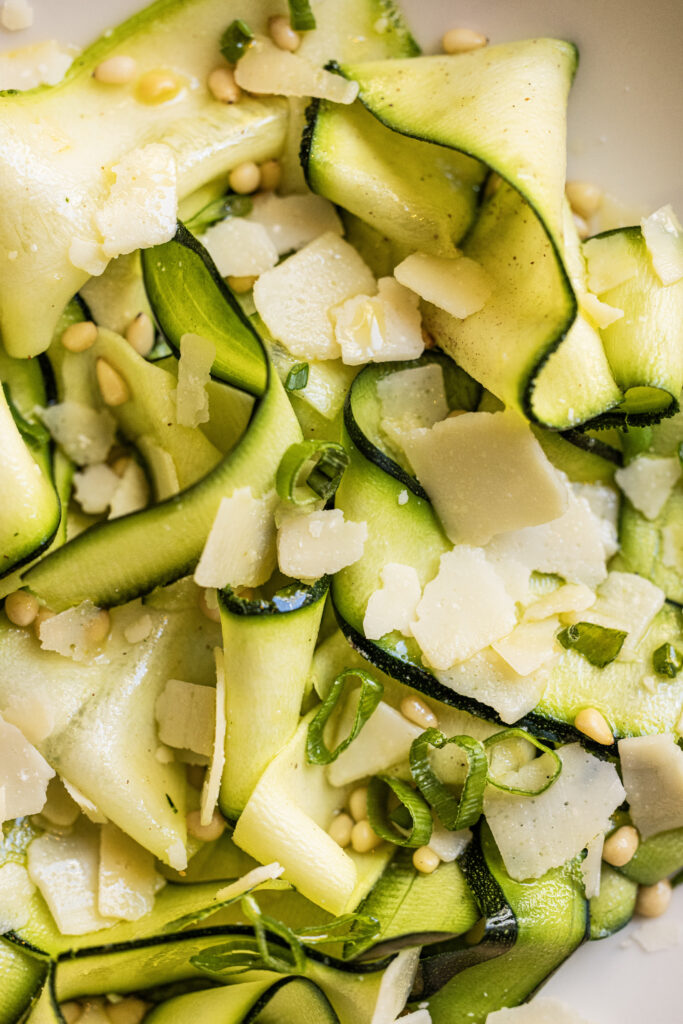Aux Dés Calés Paris cuisine fait maison courgette parmesan