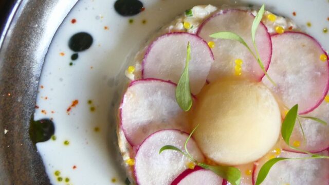 Maison Devaux restaurant Rion des Landes sorbet