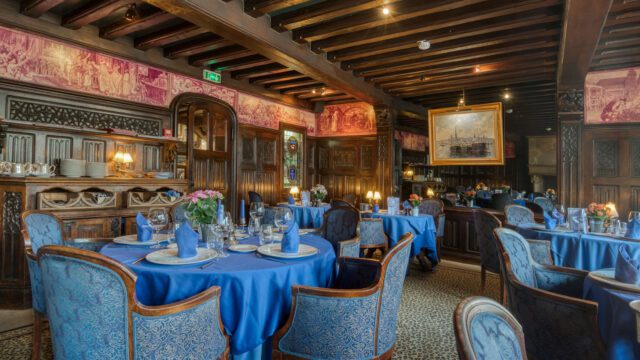 La Couronne restaurant Rouen salle interieur 2