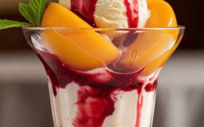 La Pêche Melba : une histoire d’opéra, de glace et d’ingéniosité