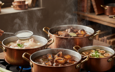 Fonds blanc, brun, clair : Le secret pour ne plus utiliser de bouillon cube