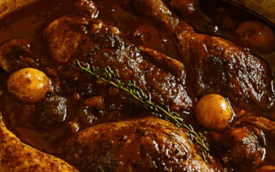 Le coq au vin : L’art suprême du mijotage à la Française (Recette incontournable)