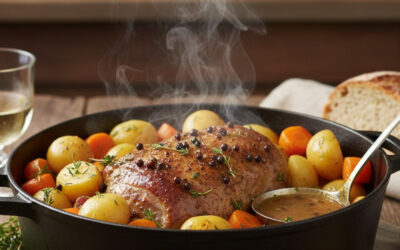 Le Rôti d’Agneau braisé au genièvre : L’héritage pastoral des Cévennes