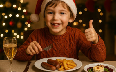 Comment faire aimer le réveillon aux enfants ? Le menu de fête « Spécial bambins » 100% terroir