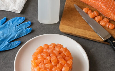 Comment préparer un tartare de saumon sans risque : Les 3 règles d’hygiène indispensables