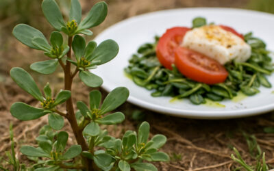 Le Pourpier : L’herbe sauvage devenue trésor gastronomique et champion de l’Omega-3