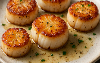 Snack parfait des Saint-Jacques : La technique pour une croûte dorée et un cœur nacré