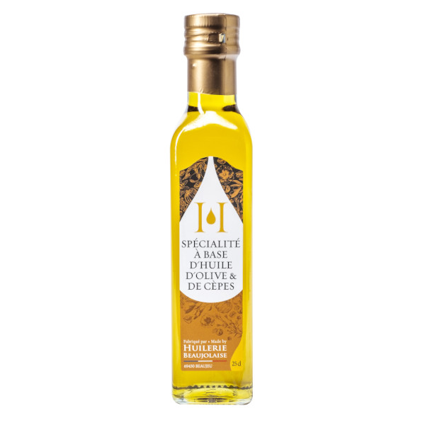 Spécialité à base d'huile d'olive et de cèpes