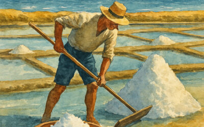 Le sel de Guérande : De l’océan à l’assiette, le travail des paludiers.