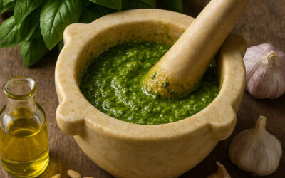 Le pistou : L’âme de la Provence en un mortier