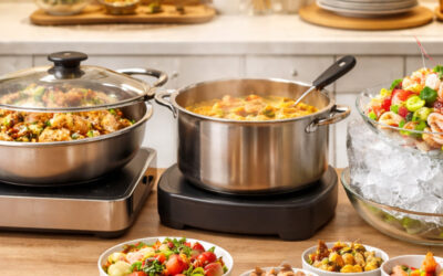 Comment gérer les températures des plats pendant le service à la maison ?