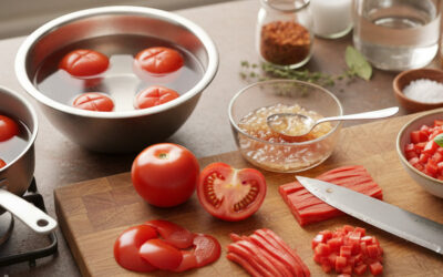 Comment préparer un concassé de tomate comme un chef (et pourquoi cela change tout).